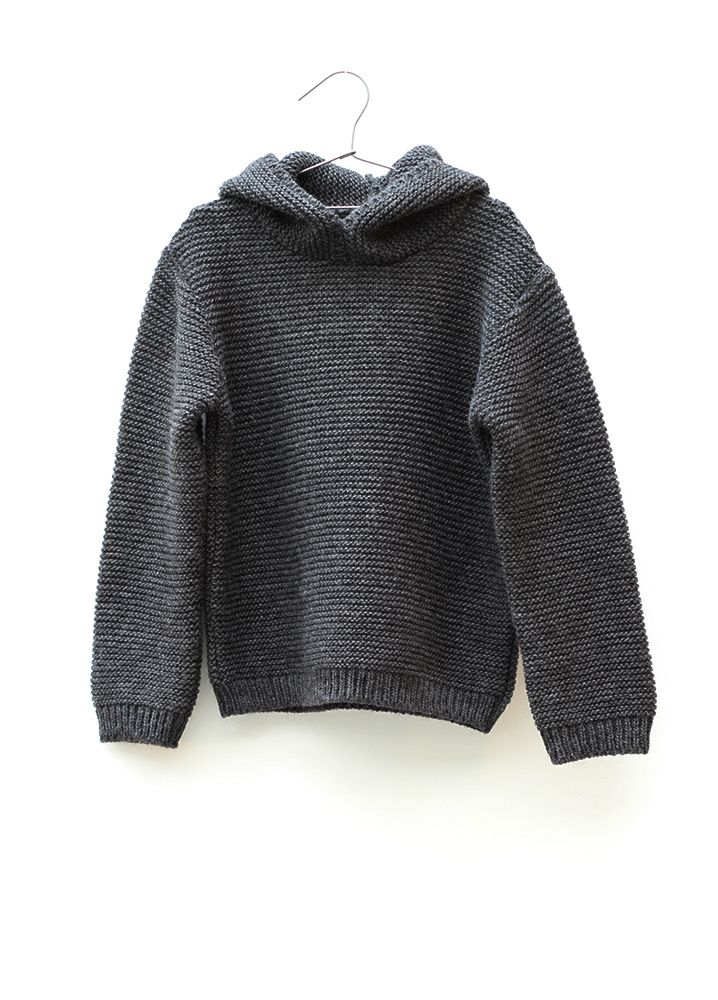 Knitted Hoodie dark grey – MOTORETA